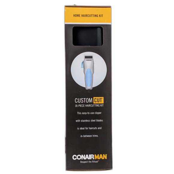 NEW CONAIR Man Custom Cut Clippers 18-piece Haircut Kit - Picture 3 of 5